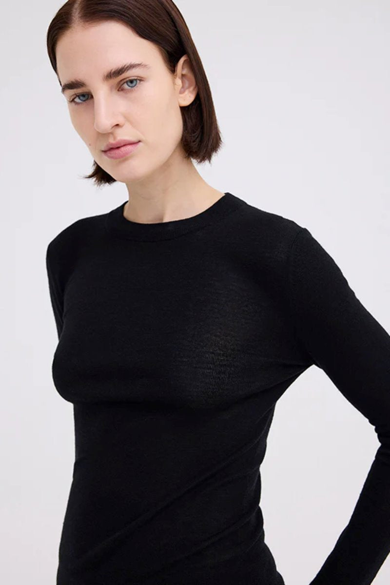 CLUE SWEATER-BLACK Sweater Jac + Jack 