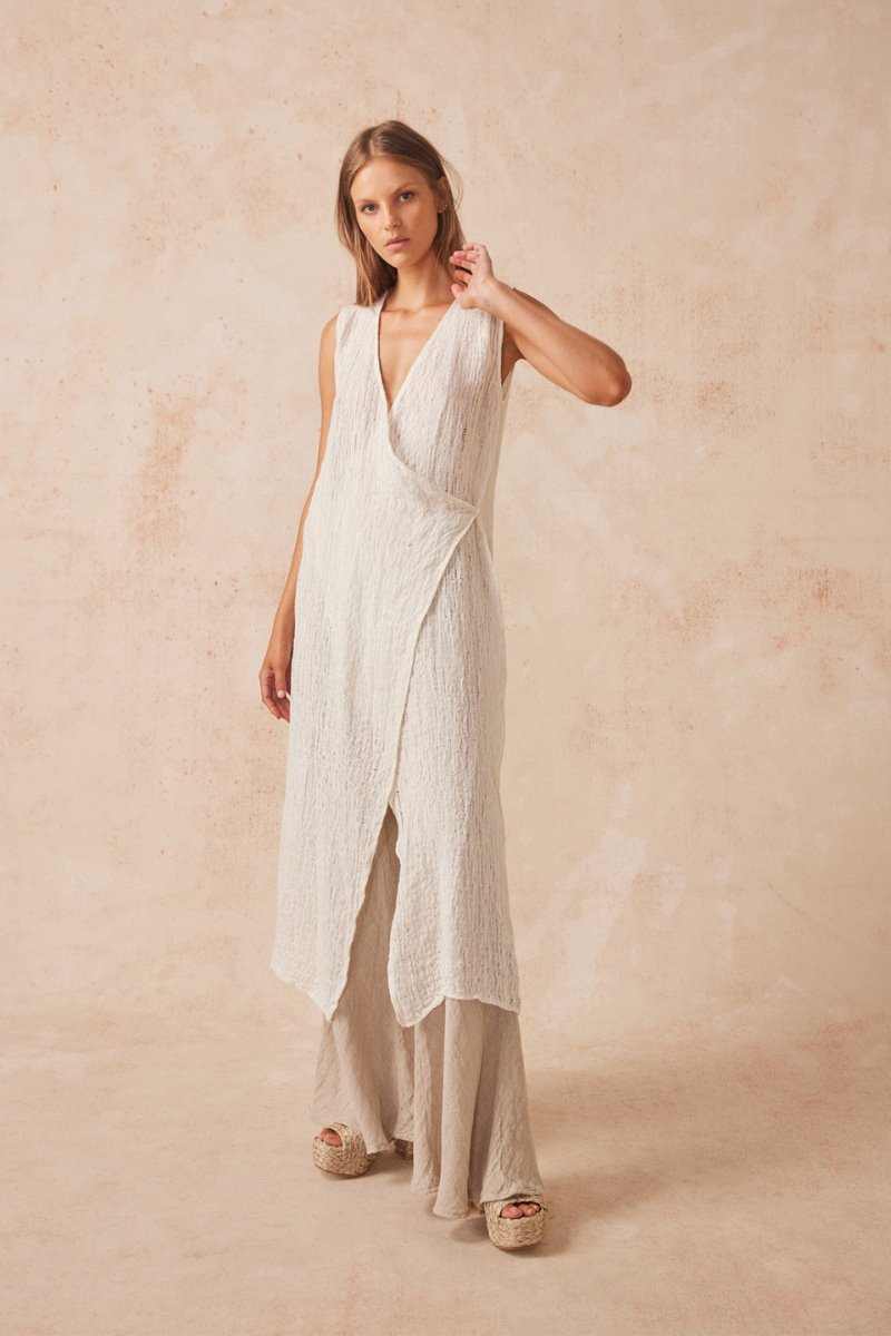 ATLAS SLIP MIDI DRESS-STRACCIATE Midi Dress Estilo Emporio 