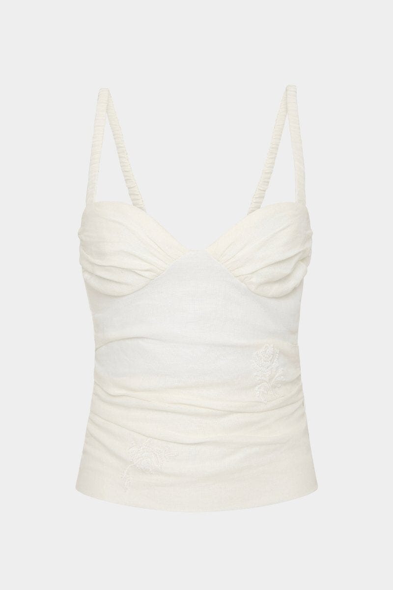 ALESSANDRA CAMI-IVORY Tops SIR. 