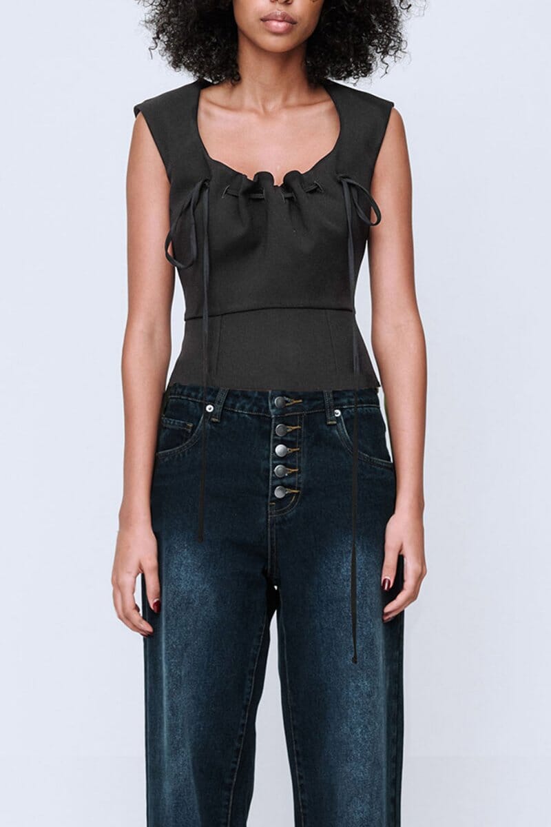 MAX TOP-BLACK Tops Wynn Hamlyn 