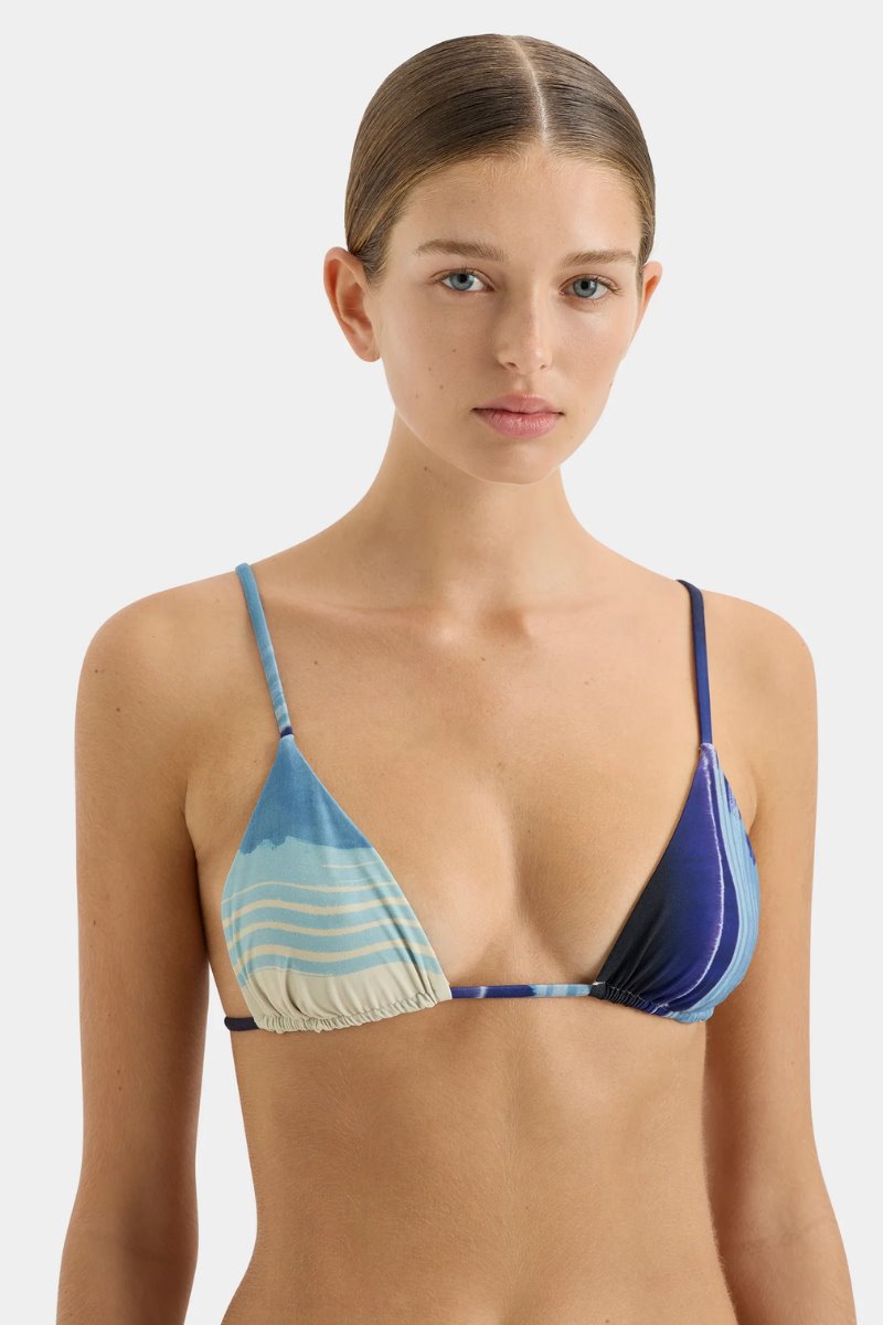 SUNVIEW STRING TRIANGLE TOP-SHORELINE STRIPE Swim SIR. 