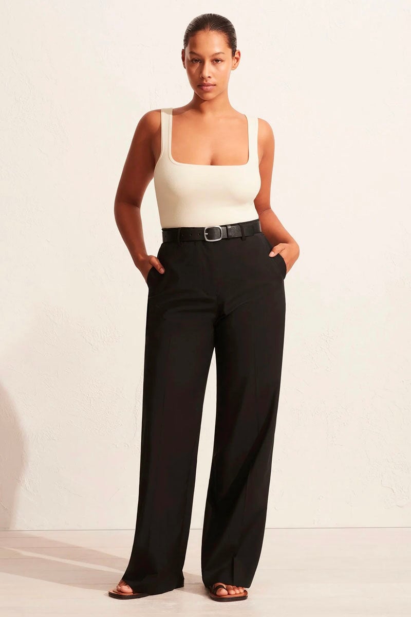 RELAXED CREPE PANT-BLACK – Fox & Dove Boutique
