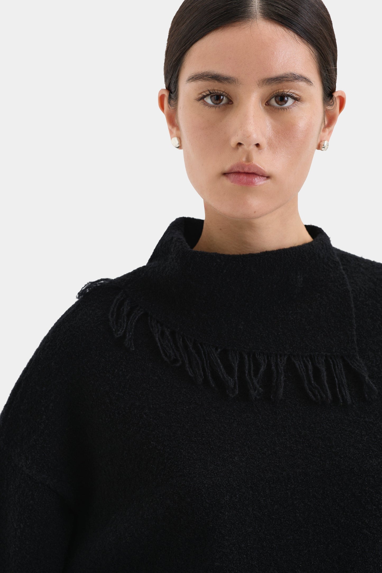 ROMANA SWEATER-BLACK Knitwear SIR. 