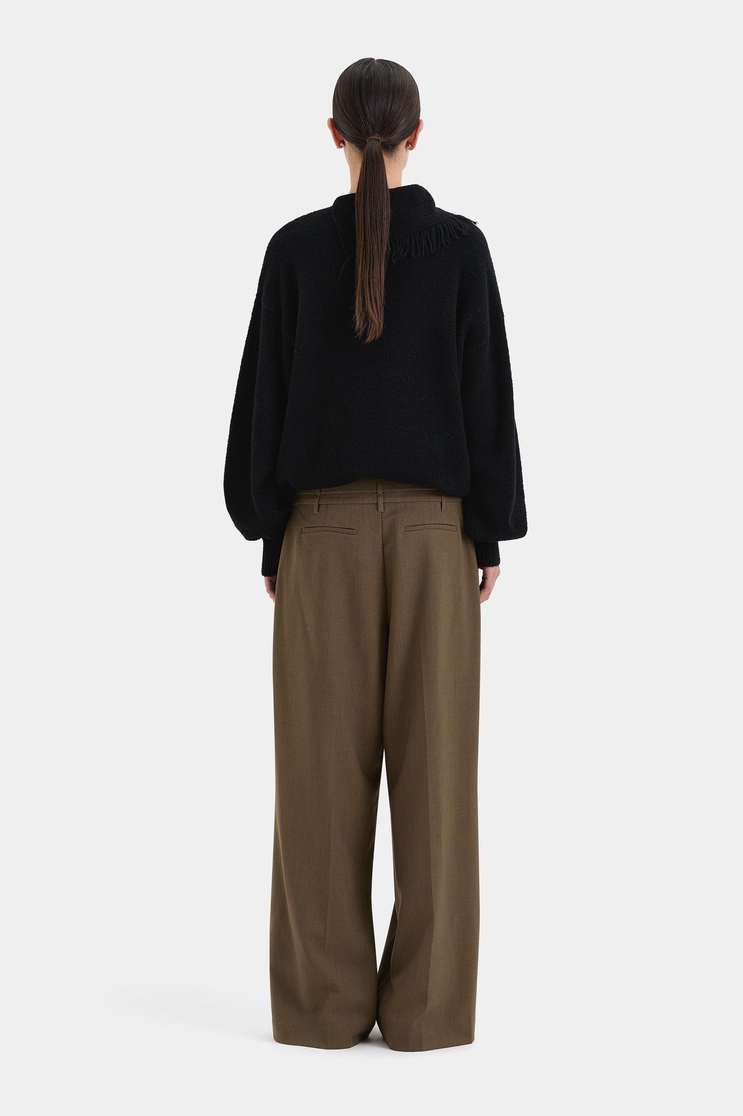 ROMANA SWEATER-BLACK Knitwear SIR. 