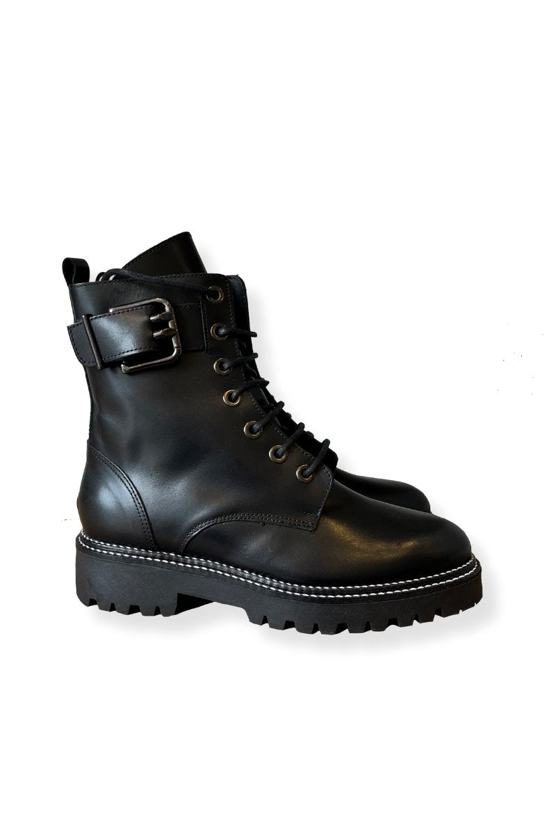 ANAH BOOT-BLACK LEATHER Shoes Estilo Emporio 